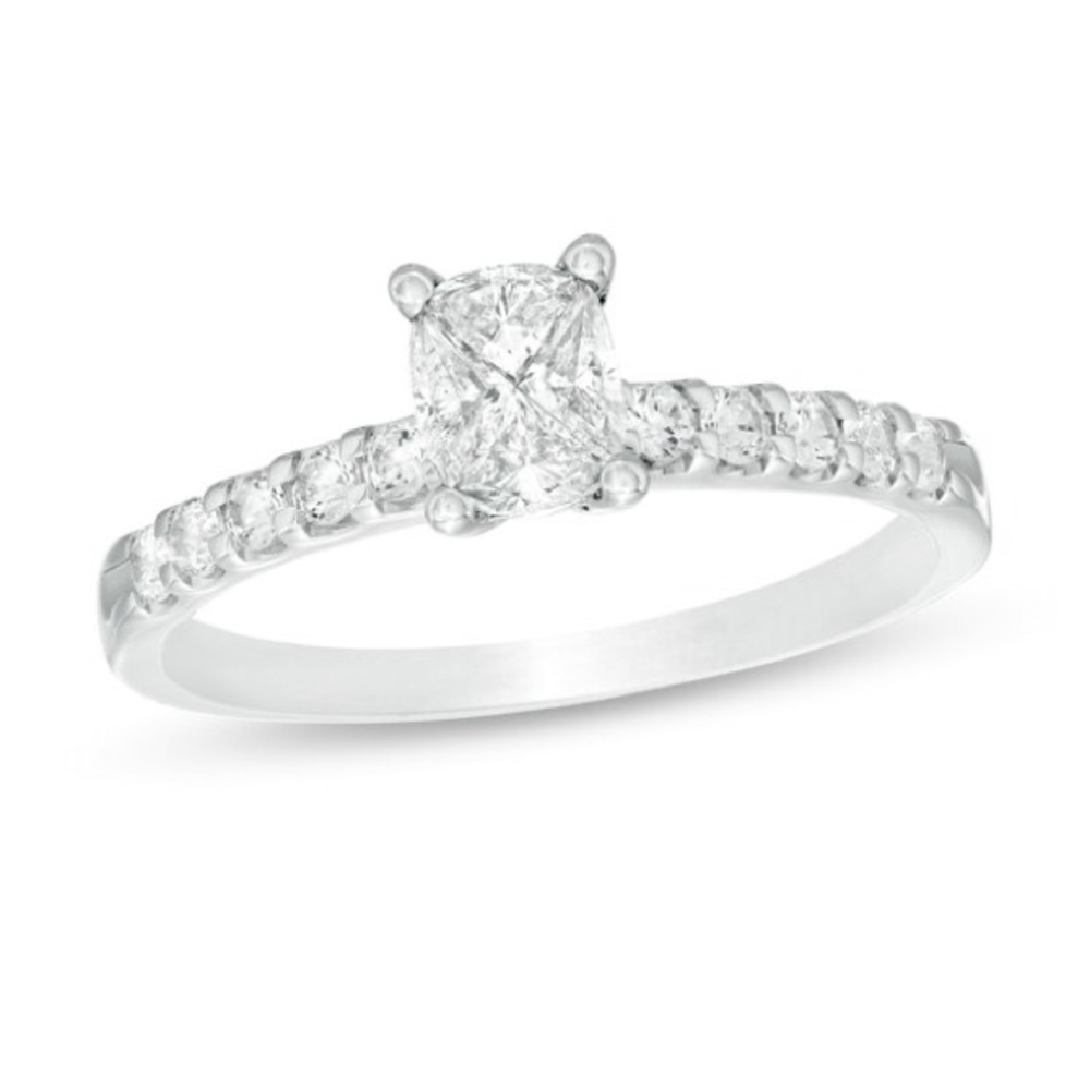 Zales Engagement Ring size 7 (Resizable with life warranty)